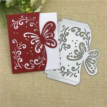 

Envelope DIY Stencil Butterfly Metal Cutting Dies Album Card Embossing Scrapbook