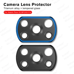 Protector de cámara de vidrio Protector 3D para Xiaomi Mi Poco X3 NFC X 3 Pro, protección de lente trasera Pocox3 Pro X3pro X3nfc, película templada