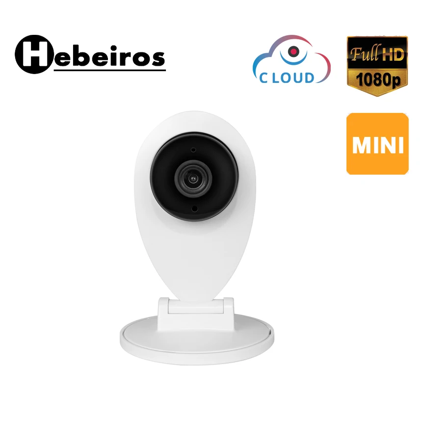 

Hebeiros 1080P Home Security IP Camera Two Way Audio Wireless Cube Mini Cloud Camera Night Vision CCTV WiFi Camera Baby Monitor