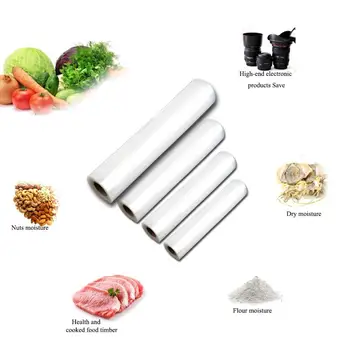

4 Size Food Fresh Vacuum Sealer Bags Money Saver Reusable Storage Bag Packer