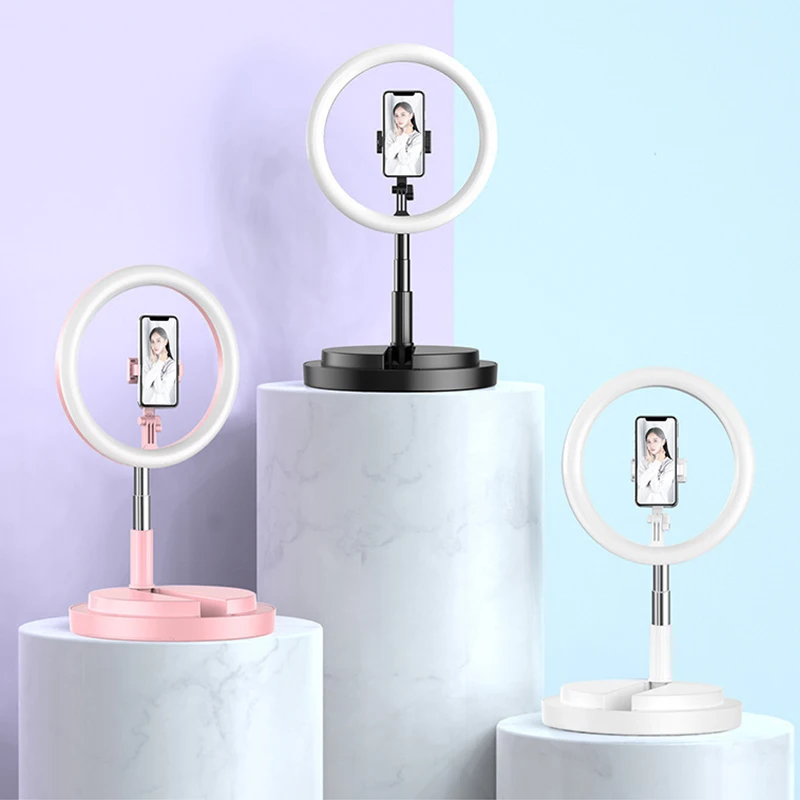 Beautification Fill Light Live Phone Holder Magnetic Cellphone Stand Holder Dimming LED Landing Fill Lights Live Support