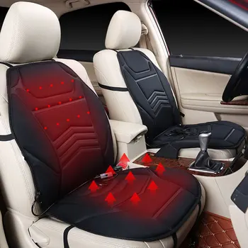 

12V Heated Car Seat Cushion Winter Warm Thickening 30-45W 30-65 Degree Temperature Heating Pad Cover Seats Interior Accessories