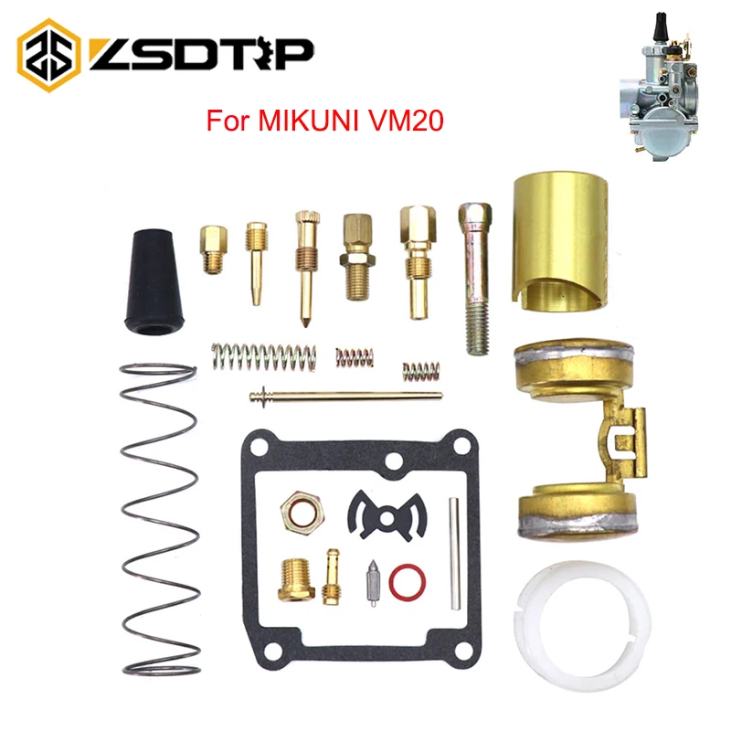 ZSDTRP Mikuni Карбюратор Ремонтный комплект для VM20 carbs мотоциклы аксессуары