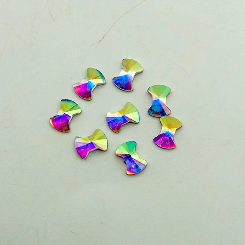 3X6 Bow 100 шт Strass 3D дизайн ногтей украшения из страз для ногтей аксессуары Блестящий Кристалл Дизайн камни разные формы драгоценные камни - Цвет: 3X6 Bow