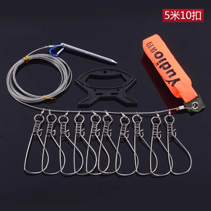 

Special Offer Stainless Steel yu kou Live Fish Silk Lure Link Failure Mild Steel Fasteners-Fish Fishing Gear Fishing Supplies