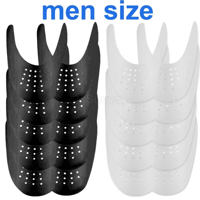 10 Pair Shoes Anti Crease Protector for Sneakers Toe Caps Anti Fold Protection Shoe Stretcher Support Dropshipping and Wholesale Mixing - Men size