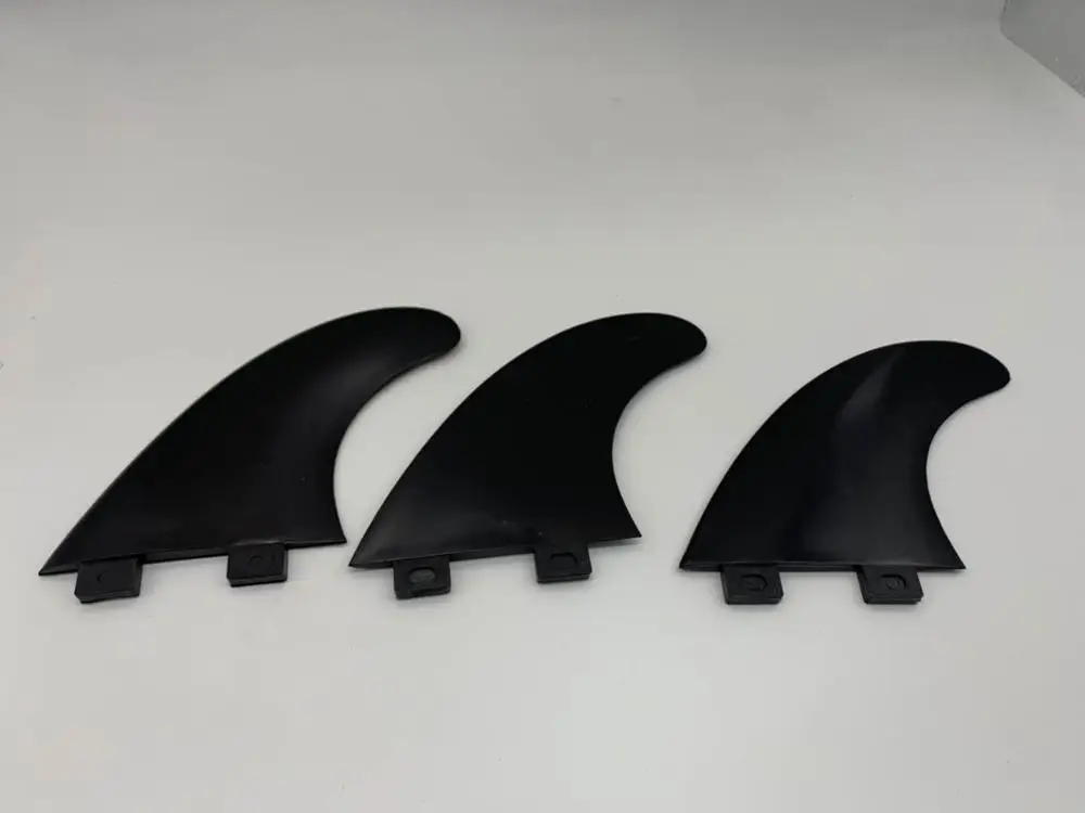 Srfda стекловолокно и сотовый плавник для доски для серфинга thruster surf fin для FCS коробка плавники(три набора) SUP длинная доска плавник Размер G5/M - Цвет: Шоколад