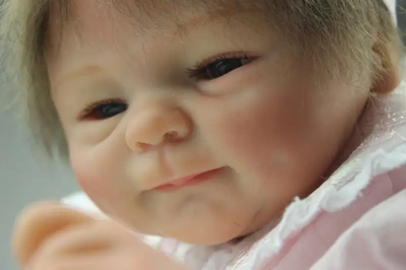Топ Reborn Baby Реалистичная кукла 45 см высокое искусство милый горячий стиль мягкая силиконовая креативная игрушка для мамы и Ребенка Рождественский подарок