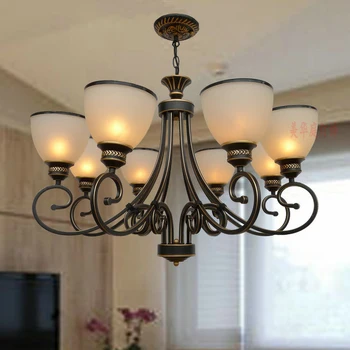 

A clearance sale pendant light dining room bedroom lamp villa simple lighting D8-056 iron stores