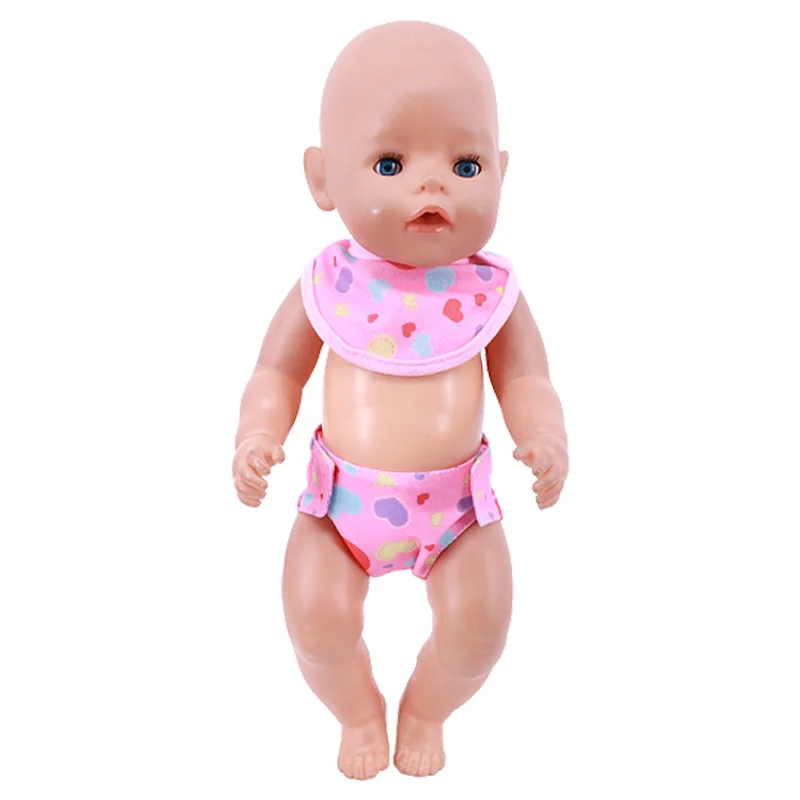 Doll Diapers Underwear Panty Fit 18Inch American43CM Reborn New Born Baby Doll Clothes Accessories Nenuco Ropa Generation Toys 2