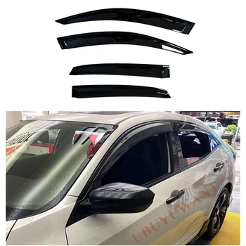

UBUYUWANT Window Visor Awnings Fit For Honda CIVIC hatchback 2017 2018 2019 2020 Sun Rain Guard Car Modification Accessories new