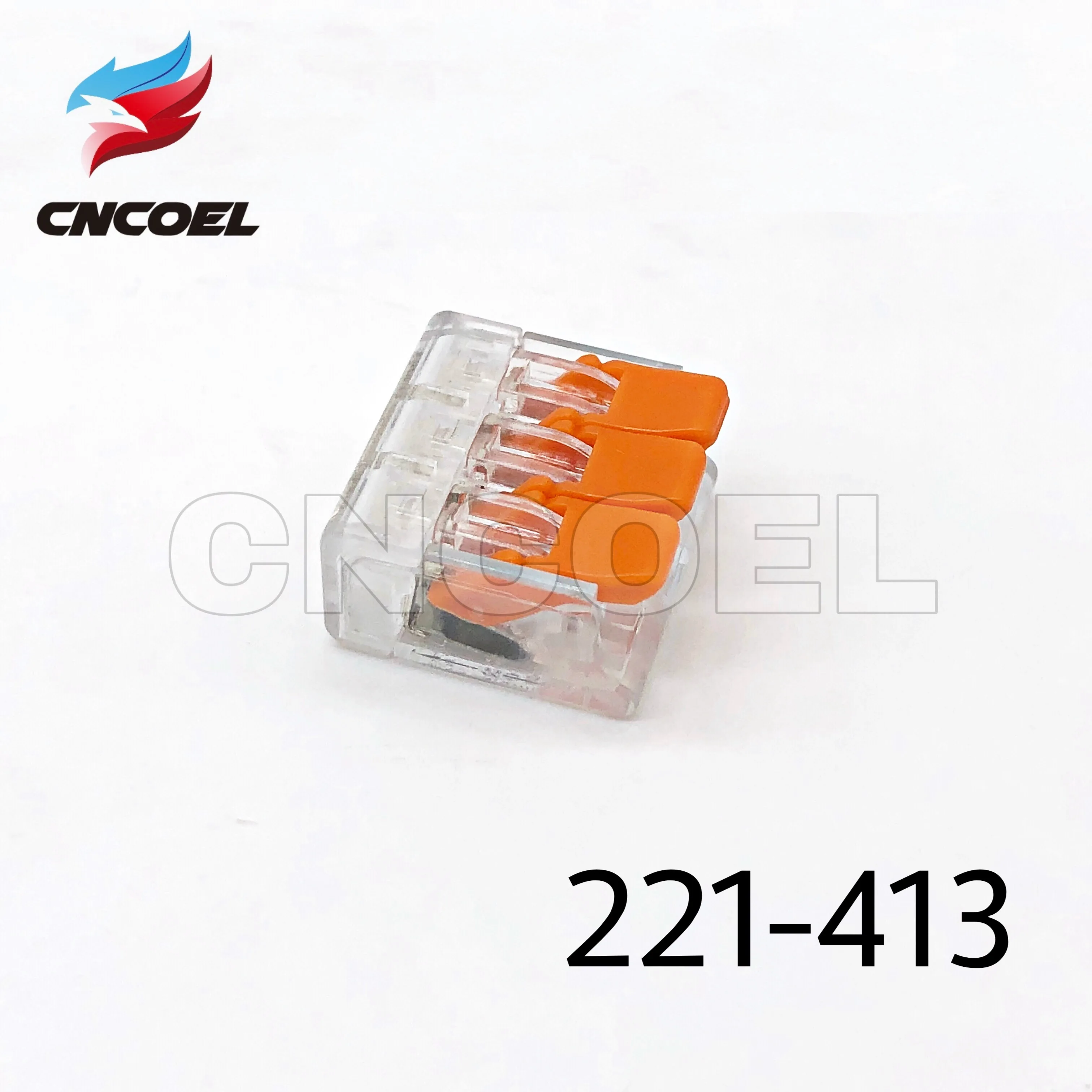 10 шт./партия Тип 221-412 221-413 221-415 компактные самозажимные клеммы быстроразъемные провода соединители клеммный блок
