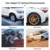 E-ACE TPMS Car Tire Monitoring Pressure Display auto Alarm Monitor Solar Power Charging Temperature Warning with 4 sensors