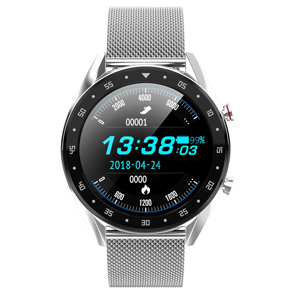 Bluetooth Смарт часы для мужчин Монитор артериального давления IP68 Водонепроницаемый Смарт Браслет для Android IOS монитор Smartwatch Новинка - Цвет: As Shown