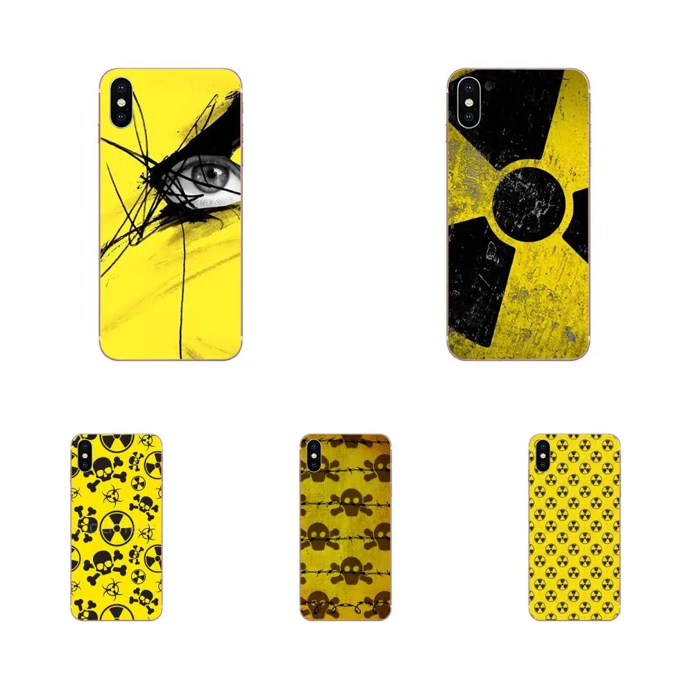 For Xiaomi Redmi Mi 4 7A 9T K20 CC9 CC9e Note 7 9 Y3 SE Pro Prime Go Play Soft TPU Phone Yellow Danger Signs Letters Ultrathin | Мобильные