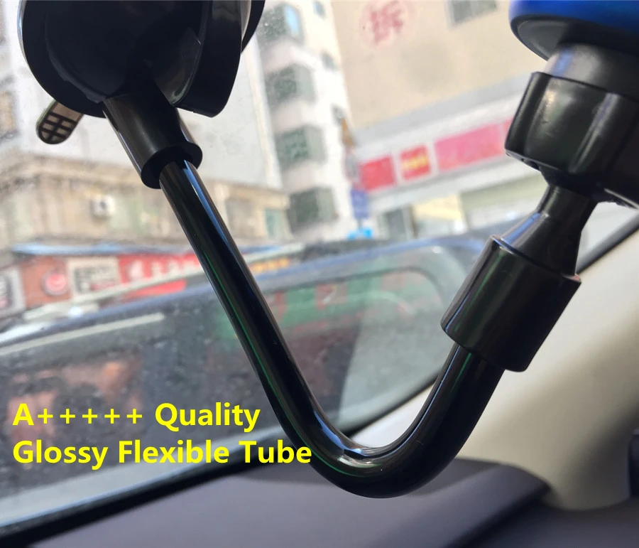 Flexible Long Arm Magnetic Car Phone Holder Silicon Pad Strong Sucker Magnet Phone Stand Holder For Smartphone Car Accessories mobile stand for car