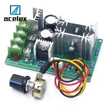 

DC10-60V DC 10-60V Motor Speed Control PWM Motor Speed Controller Switch 20A Current Voltage regulator High Power Drive Module