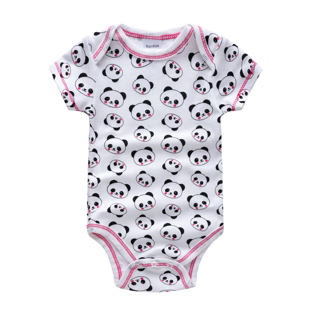 Honeyzone/Одежда для новорожденных; roupa de bebe; комплект из 3 предметов; Комбинезоны для маленьких девочек с принтом панды; боди с короткими рукавами