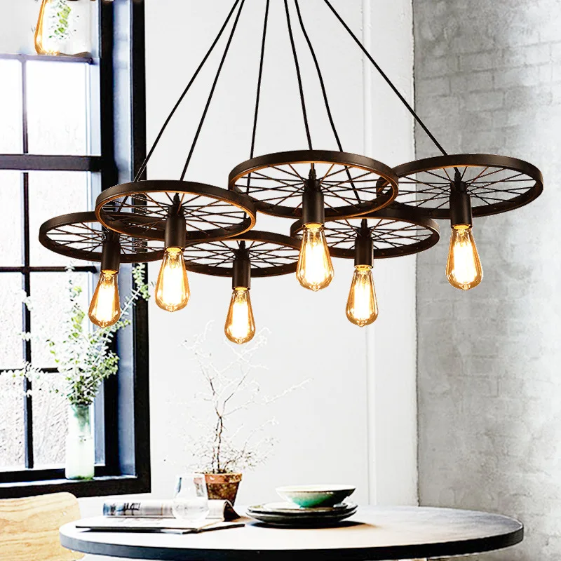 

Northern European-Style Creative Cool Retro Rust-Colored Industrial-Style Restaurant Bar Counter American-Style Village Iron Art