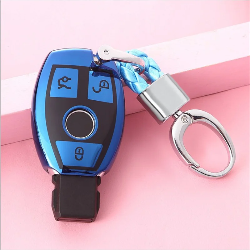 Car Styling TPU Key Case Cover For Mercedes Benz W203 W210 W211 AMG C E S CLS CLK CLA Auto Protection Shell Accessories | Автомобили и
