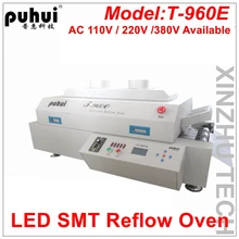 PUHUI инфракрасный канал печь с обратным течением воздуха T-960E светодиодный печь для плавки SMT