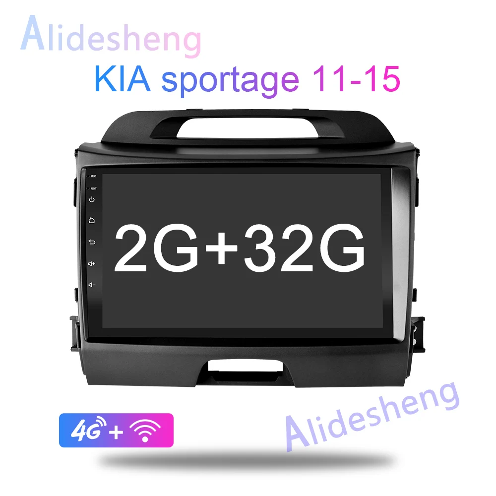 4G Android 8,1 автомобильный мультимедийный плеер для KIA Sportage 3 4 2010 2011 2012 2013 2din для стерео-Радио автомобильной gps навигации - Цвет: K8-2G-32G