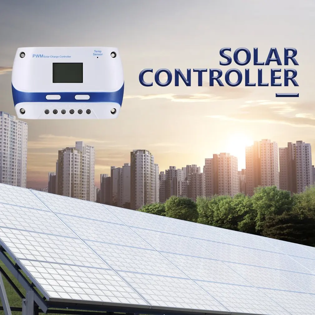 Солнечная зарядка Comtroller 10A Pwm солнечное зарядное устройство солнечные регуляторы pv солнечный фотоэлектрический регулятор