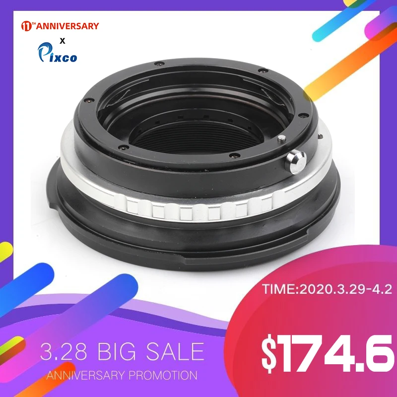 Apertura Integrata Pixco Obiettivo Canon Eos Ef Per Anello Adattatore Sony Fz Senza Treppiede Per Pmw-F3, F5, F55
