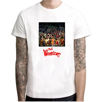 

The Warriors Mens T Shirt Cool Retro Film Movie 80S Vintage Hipster Summer Top Camiseta Cotton Short Sleeve Cool T-shirt