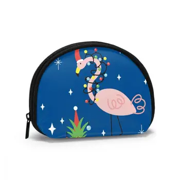 

Women Small Cosmetic Bag Cute Flamingo And Pineapple Travel Make Up Coin Money Card Lipstick Storage Pouch Purse Bag
