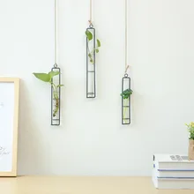 3 шт./партия Простой Модный Террариум Цветочная ваза бревенчатый горшок для Выращивание растений без почвы висячий Настенный декор свежий цветок и завод стеклянная бутылка