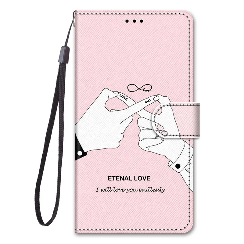 cute samsung phone case A7 2018 case on for Samsung Galaxy A7 2018 cases magnet flip leather cover for Samsung A6 A5 A8 A9 2018 case luxury wallet coque kawaii samsung cases Cases For Samsung