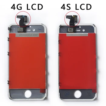 

OTMIL For iPhone 4 4S No Dead PixelLCD Display Touch with Frame Digitizer Replacement Parts For iPhone4 4S Pantalla LCD