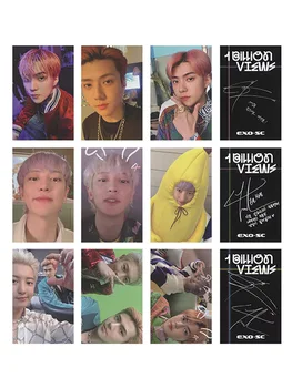 

3Pcs/Set KPOP EXO Album Self Made Paper Card Photo Card Poster HD Photocard Fans Gift Collection