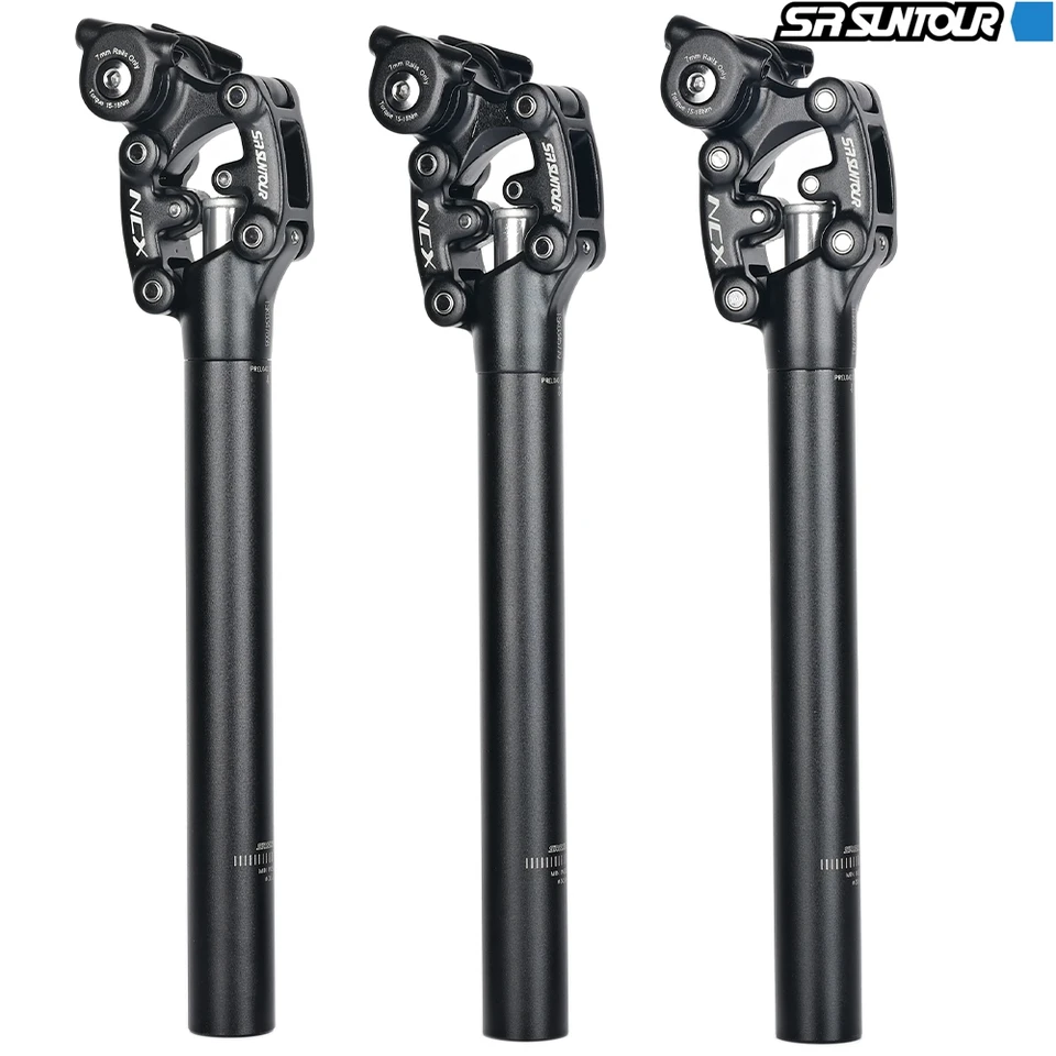 SR SUNTOUR NCX Bicycle Shock absorber Travel Seatpost 350mm