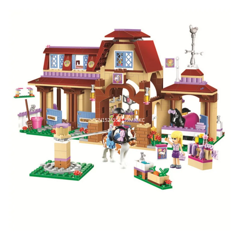 

Girl Riding Club Block Set Building Toy Compatible with
