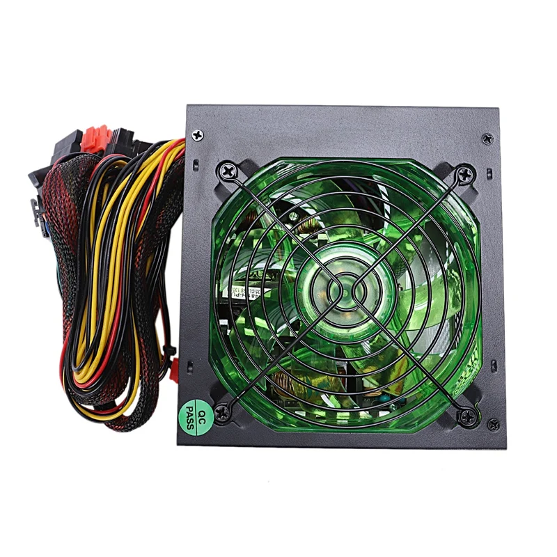 

170-260V Max 500W Power Supply Psu 12Cm Pfc Silent Fan 24Pin 12V Pc Computer Sata Gaming Pc Power Supply For Intel Amd Computer