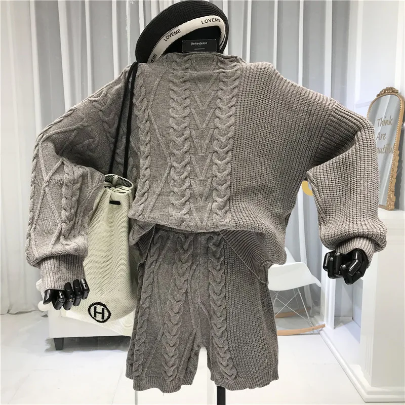 ALPHALMODA 2019 зимний женский модный Свободный пуловер Ретро стиль твист толстый