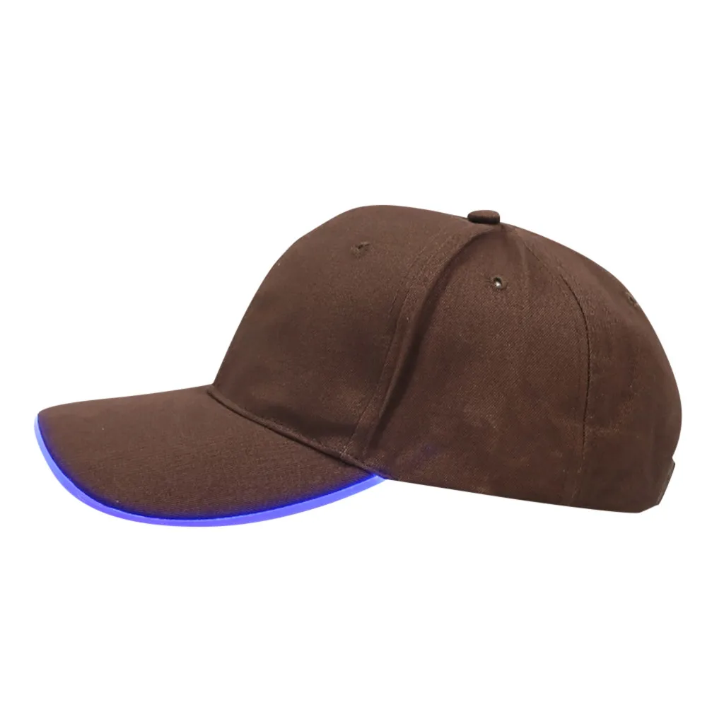 Унисекс светодиодный хип-хоп регулируемый спортивный Кепки загорелась шляпа светящаяся, для клуба вечерние Бейсбол Прохладный стрэнд модные kaws gorras para hombre - Цвет: Multicolor