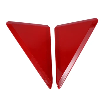 

Car Front Window Triple-cornered Cover Frame Molding Kit Trim for Chevrolet Camaro 2016-2018 Red