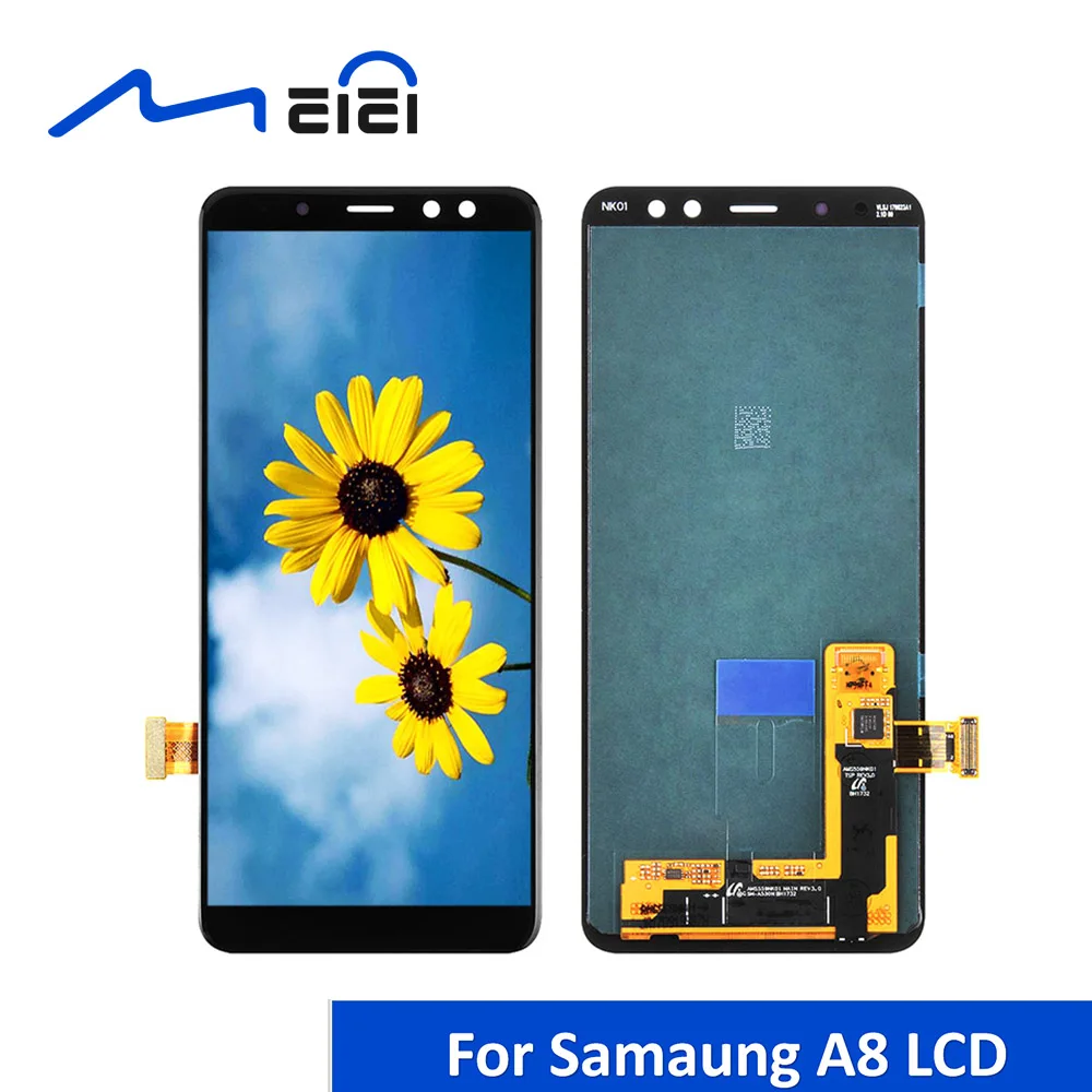 

OLED LCD For Samsung Galaxy A8 2018 A530 A530F A530DS A530N Touch Screen Digitizer LCD Display Assembly with free gifts