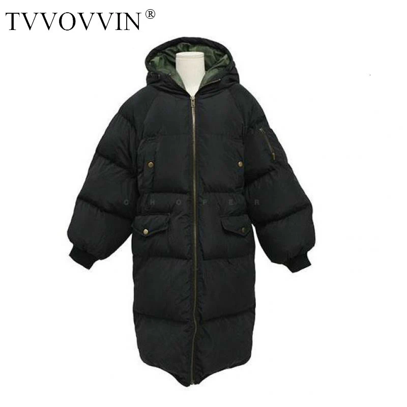 plus size long black puffer coat