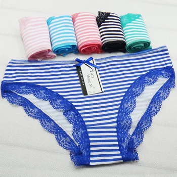 

3 pcs/set mix color Sexy Cotton Women's panties Underwear Undies Breathable Lingerie Fashion M-XL Intimates Briefs