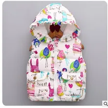 Осенне-зимний теплый жилет в Корейском стиле для девочек детский плотный жилет с начесом