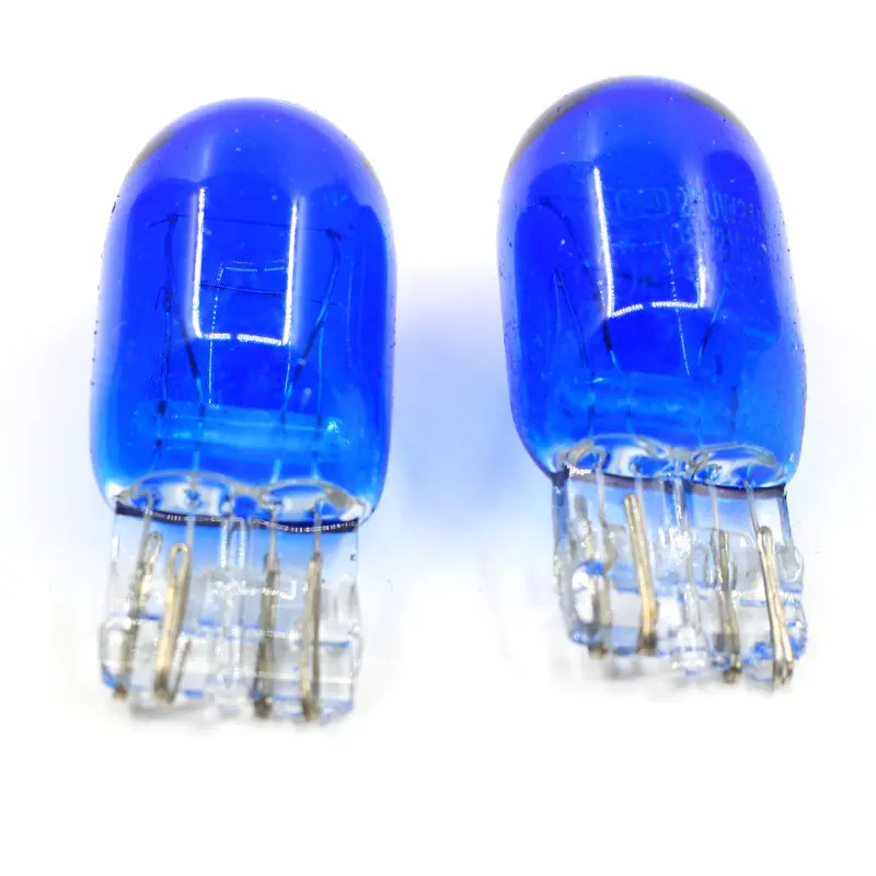 2 шт. светодиодная лампа T20 7443 7440 W21/5 Вт галогеновая DRL Ice Blue стоп сигнал поворота