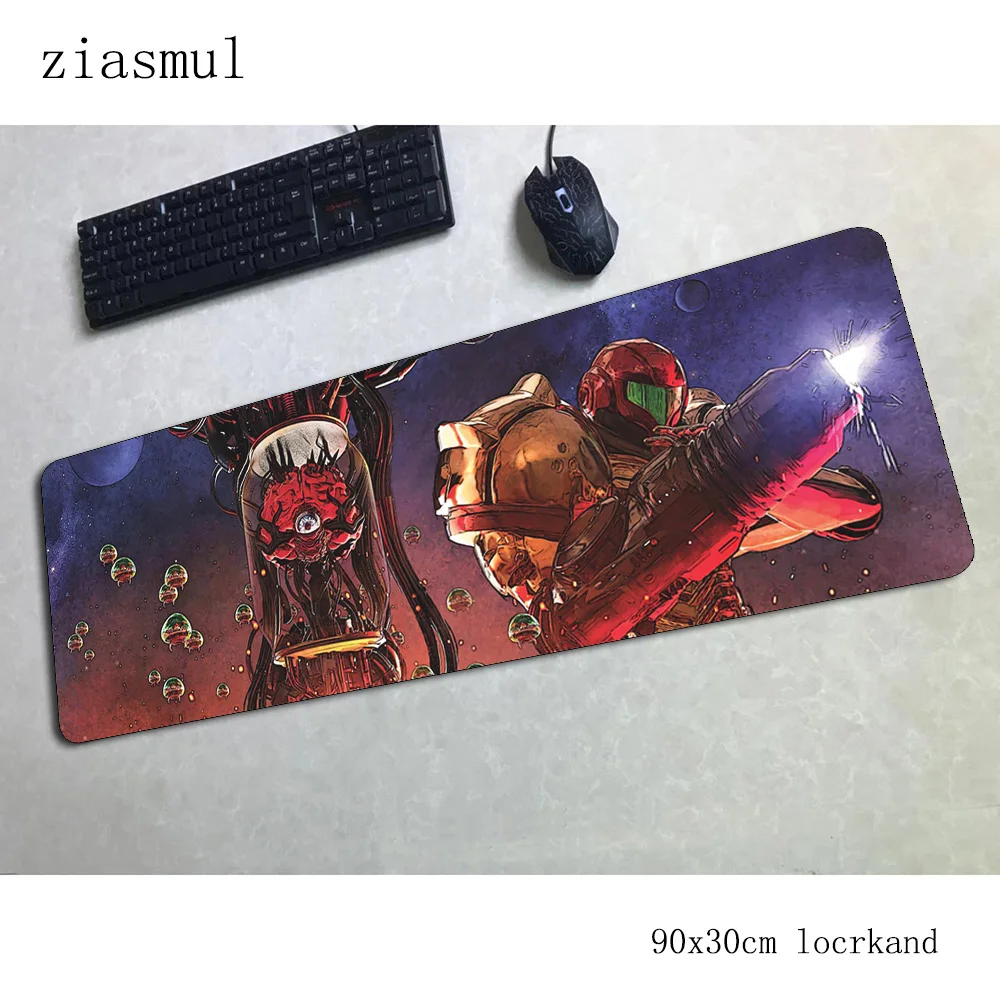 Metroid pad mouse 90x30 см компьютерный коврик для мыши красочные padmouse большой xl Коврик Для Мыши Эргономичный гаджет офисные настольные коврики