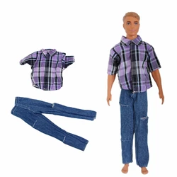 Ken – chemise en jean pour hommes, costume, vêtements pour poupées, accessoires, 2021 MH CD FR SD Kurhn BJD, 1/6 