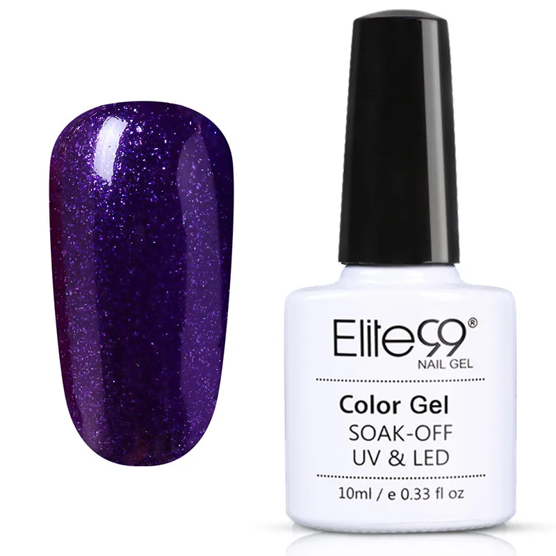 Elite99 Alcoholic Removal One Step Gel 10ml One Step UV Gel Varnish 3 in 1 Nail Polish LED Soak off Hybrid Long Last Gel Lacquer - Цвет: 0198