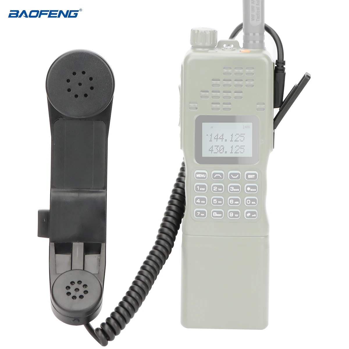 H250 Mano Altavoz Micrófono PTT Para Baofeng UV-5R 5X UV-GT-DM-5R PlusO 9 