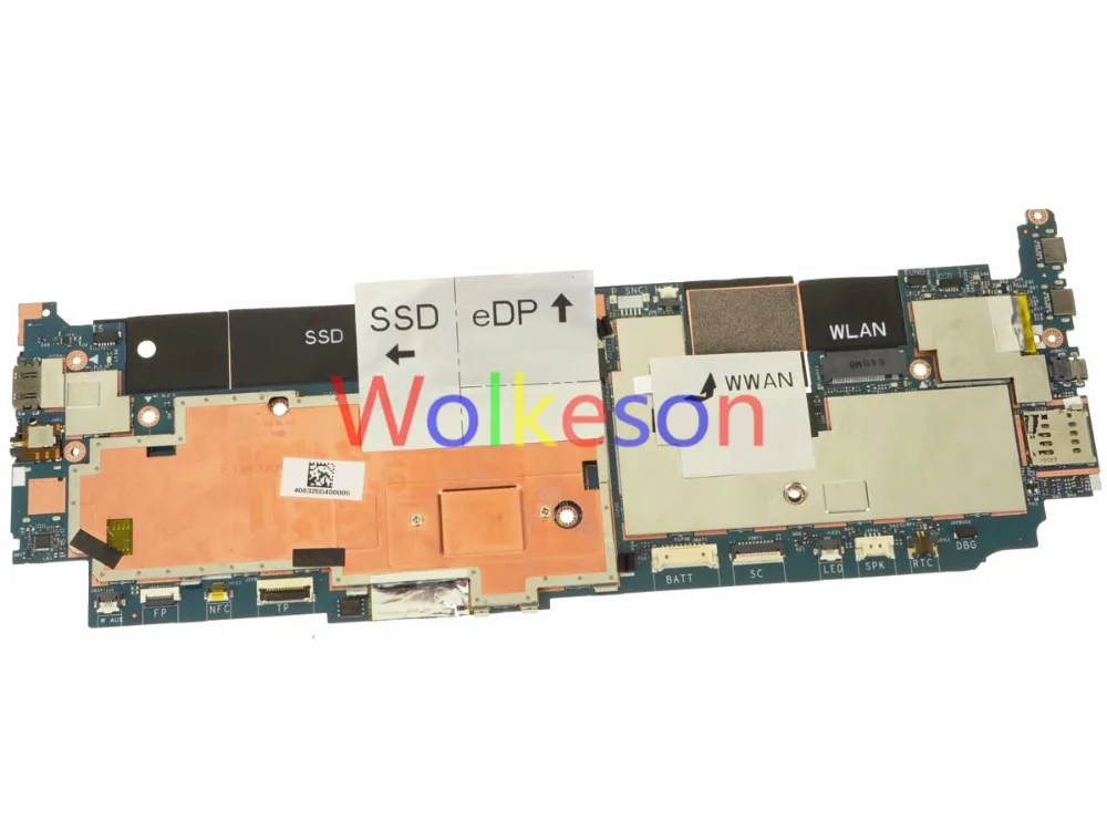 SHELI для DELL Latitude 13 7370 материнская плата для ноутбука с M7-6Y75 1,2 GHz cpu 16GB ram CN-0DHF1J 0DHF1J DHF1J тест ОК